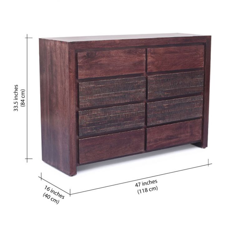 August Chest of Drawers Walnut